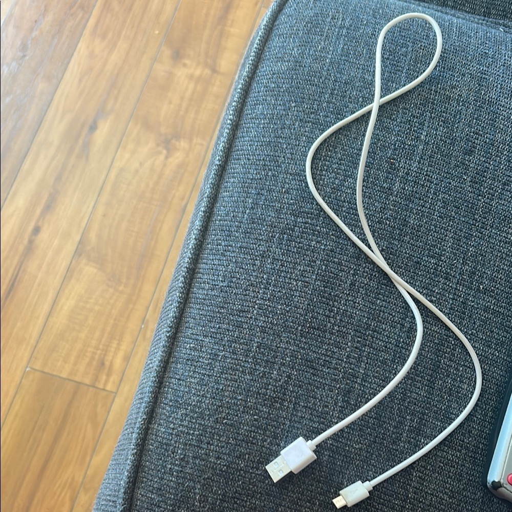 White USB Charging Cable